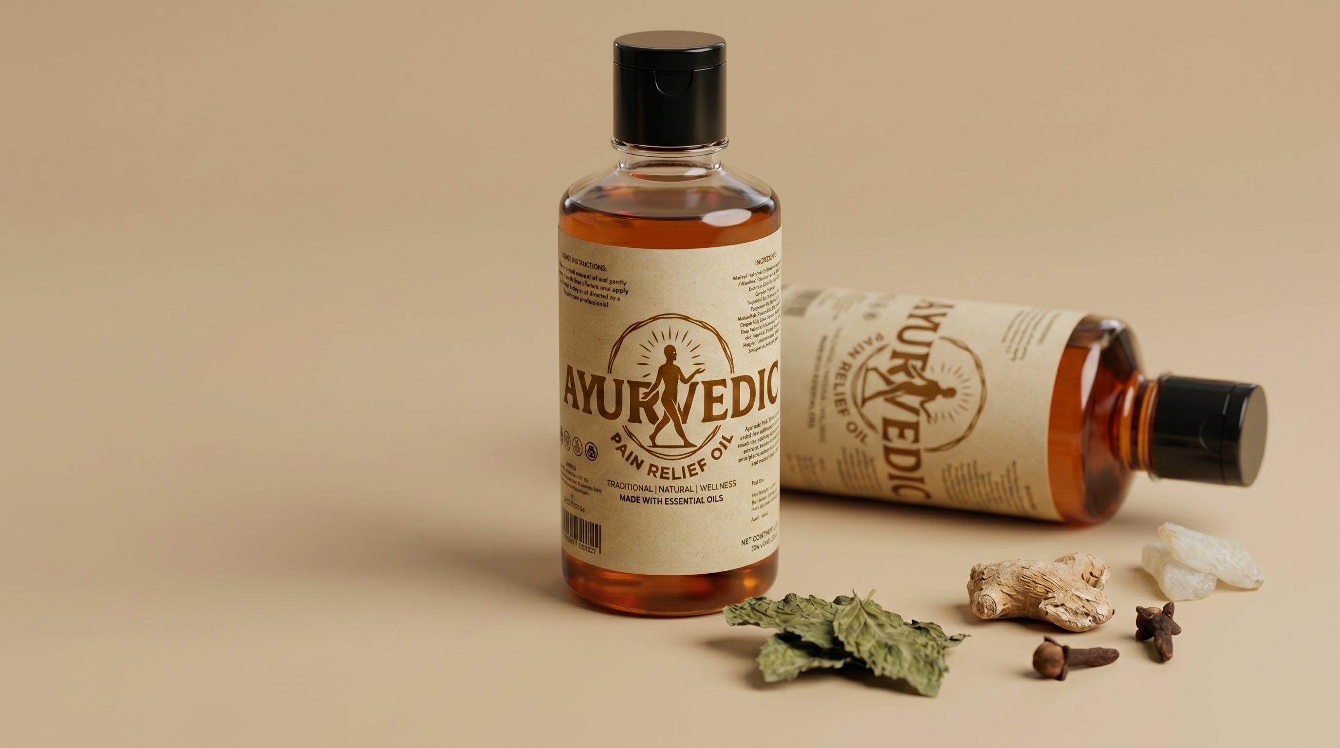 Ayurvedic Pain Relief Oil: 100% Natural