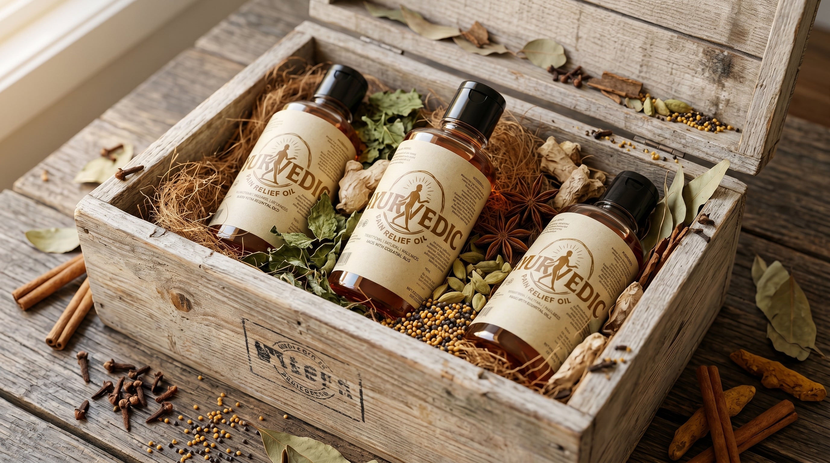 Ayurvedic Pain Relief Oil: 100% Natural