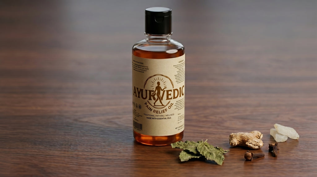 Ayurvedic Pain Relief Oil: 100% Natural