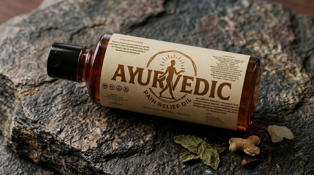 Ayurvedic Pain Relief Oil: 100% Natural