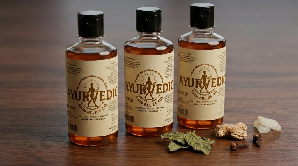 Ayurvedic Pain Relief Oil: 100% Natural