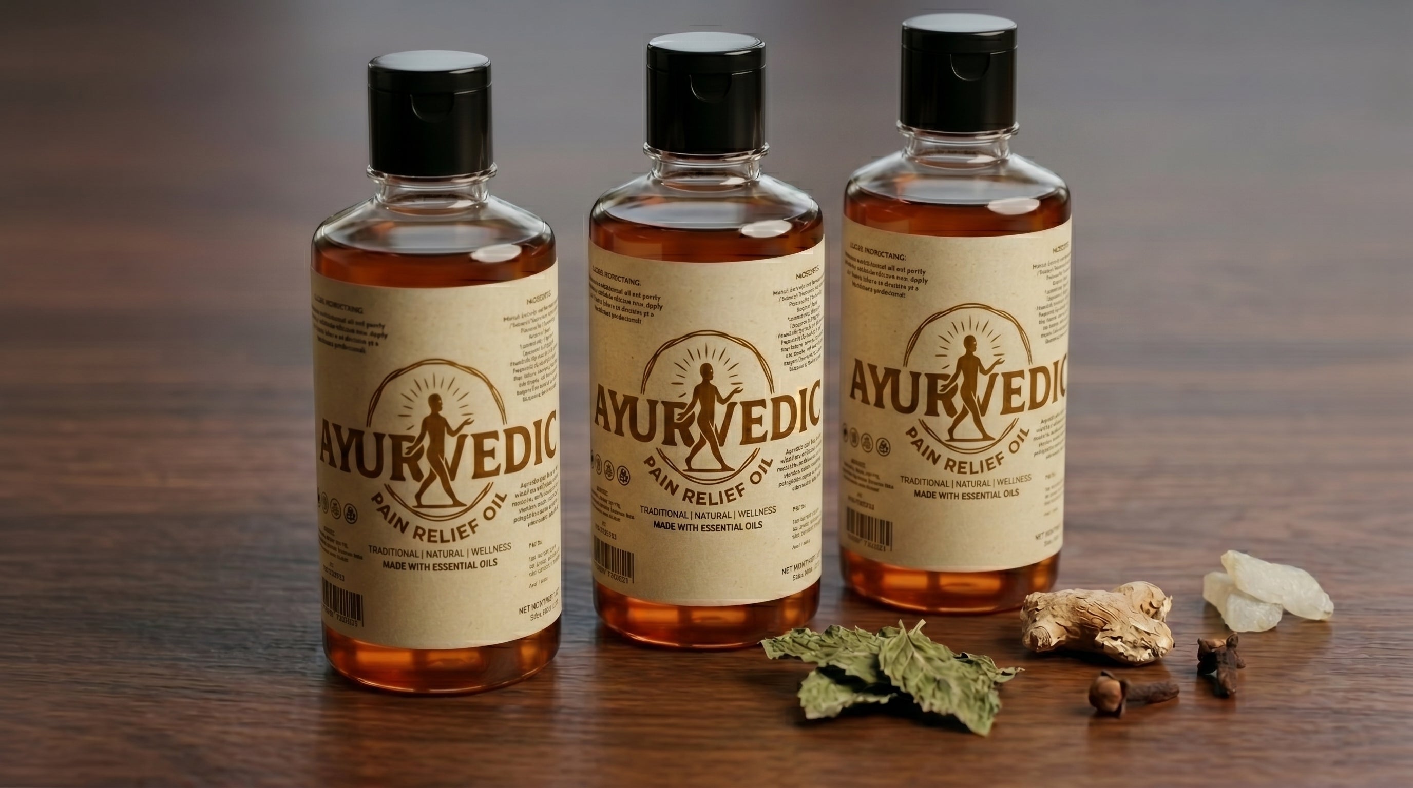 Ayurvedic Pain Relief Oil: 100% Natural